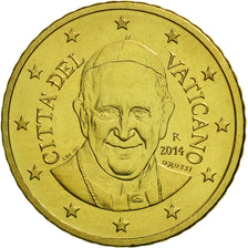 CIUDAD DEL VATICANO, 50 Euro Cent, 2014, FDC, Latón