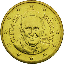 CITTÀ DEL VATICANO, 50 Euro Cent, 2015, FDC, Ottone