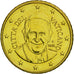 VATICAN CITY, 50 Euro Cent, 2016, MS(65-70), Brass
