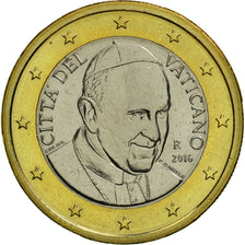 CITTÀ DEL VATICANO, 1 Euro, 2016, FDC, Bi-metallico