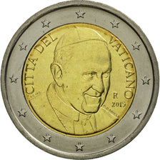 VATICAN CITY, 2 Euro, 2015, MS(65-70), Bi-Metallic