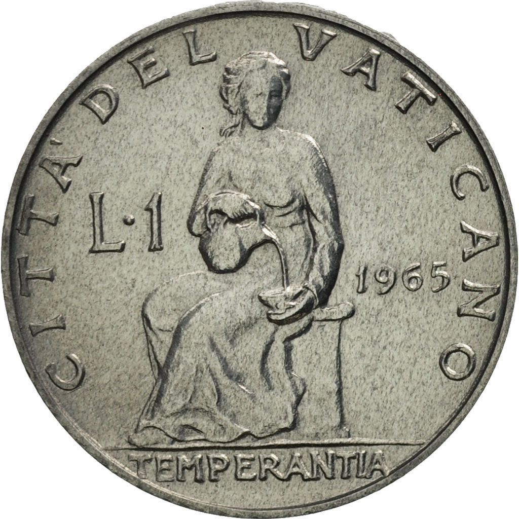 Cité du Vatican, Paul VI, Lira, 1965, Roma, FDC, Aluminium, KM:76.2
