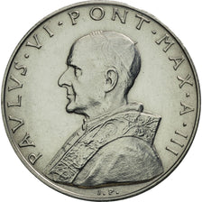Coin, VATICAN CITY, Paul VI, 10 Lire, 1965, Roma, MS(65-70), Aluminum, KM:79.2