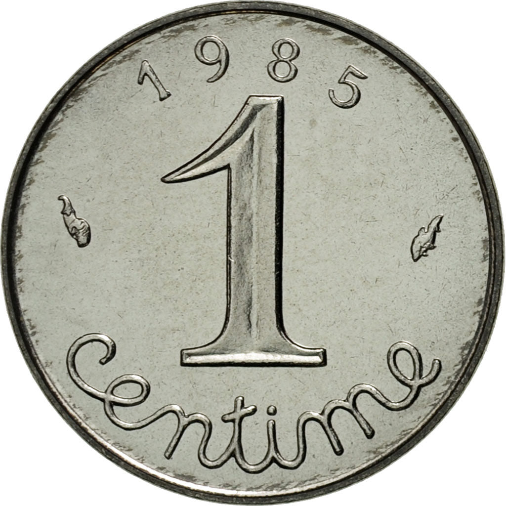 Moneda, Francia, Épi, Centime, 1985, Paris, FDC, Acero inoxidable, KM:928