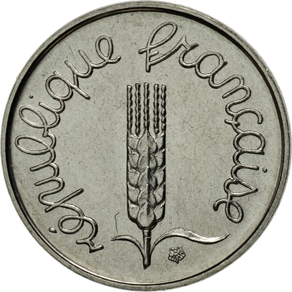 Munten, Frankrijk, Épi, Centime, 1981, Paris, FDC, Stainless Steel, KM:928