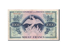 French Equatorial Africa, 1000 Francs, 1941, KM #14a, AU(50-53), TA044