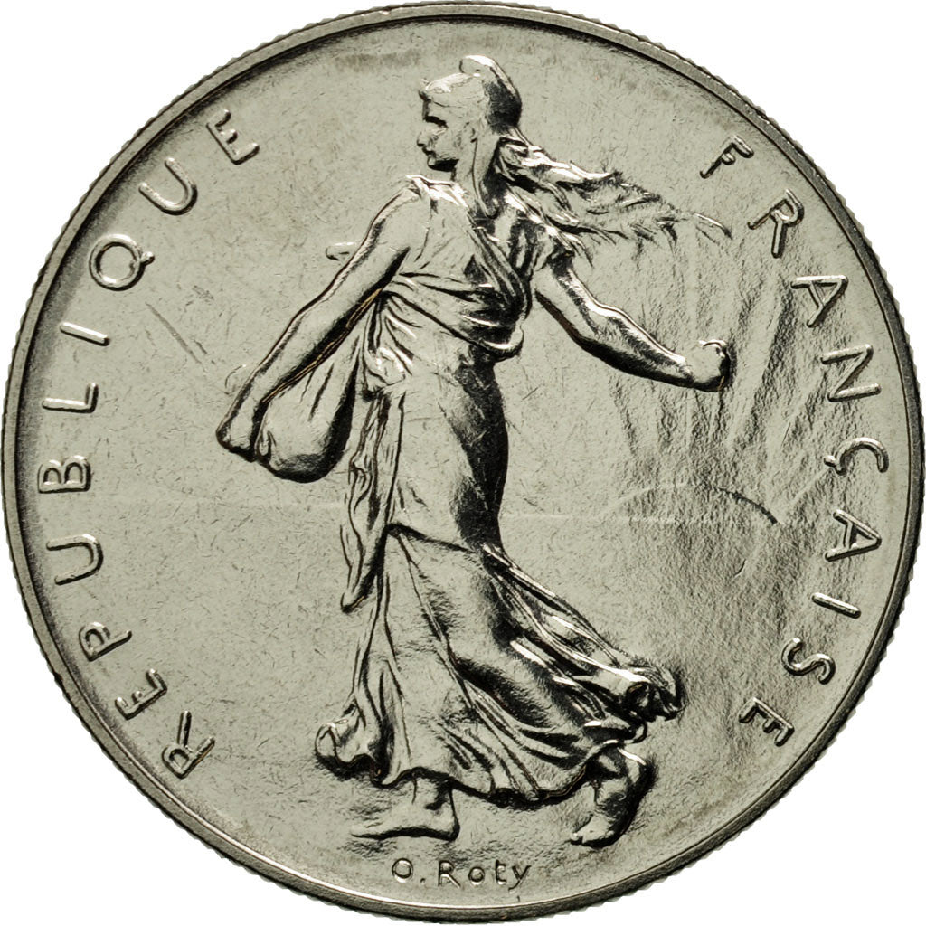 Coin, France, Semeuse, Franc, 1981, Paris, MS(65-70), Nickel, KM:925.1