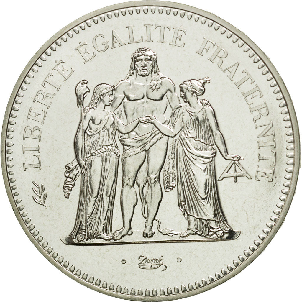 Coin, France, Hercule, 50 Francs, 1979, Paris, MS(65-70), Silver, KM:941.1
