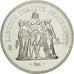 Coin, France, Hercule, 50 Francs, 1979, Paris, MS(65-70), Silver, KM:941.1