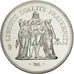 Munten, Frankrijk, Hercule, 50 Francs, 1974, Paris, FDC, Zilver, KM:941.1