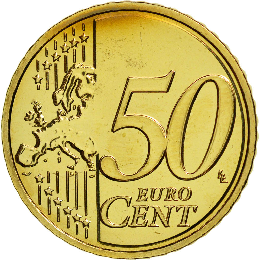 France, 50 Euro Cent, 2011, MS(65-70), Brass, KM:1412