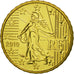Coin, France, 10 Euro Cent, 2010, MS(65-70), Brass, KM:1410
