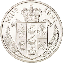 NIUE, 10 Dollars, 1991, KM #56, MS(65-70), Silver, 10.00
