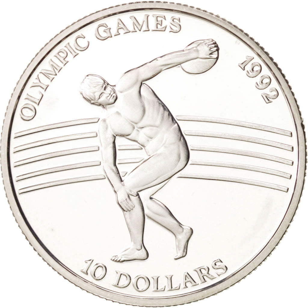 NIUE, 10 Dollars, 1991, KM #56, MS(65-70), Silver, 10.00