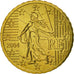 France, 10 Euro Cent, 2004, MS(65-70), Brass, KM:1285