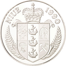 Moneta, Niue, Elizabeth II, 50 Dollars, 1990, FDC, Argento, KM:47