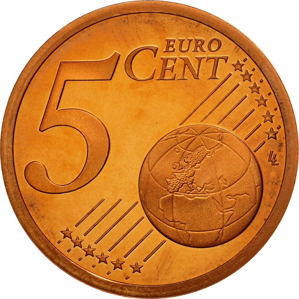 France, 5 Euro Cent, 1999, BE, Copper Plated Steel, KM:1284