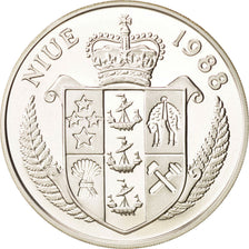 Moneta, Niue, Elizabeth II, 50 Dollars, 1988, FDC, Argento, KM:43