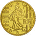 Moneta, Francja, 50 Euro Cent, 1999, Paris, MS(65-70), Mosiądz, KM:1287