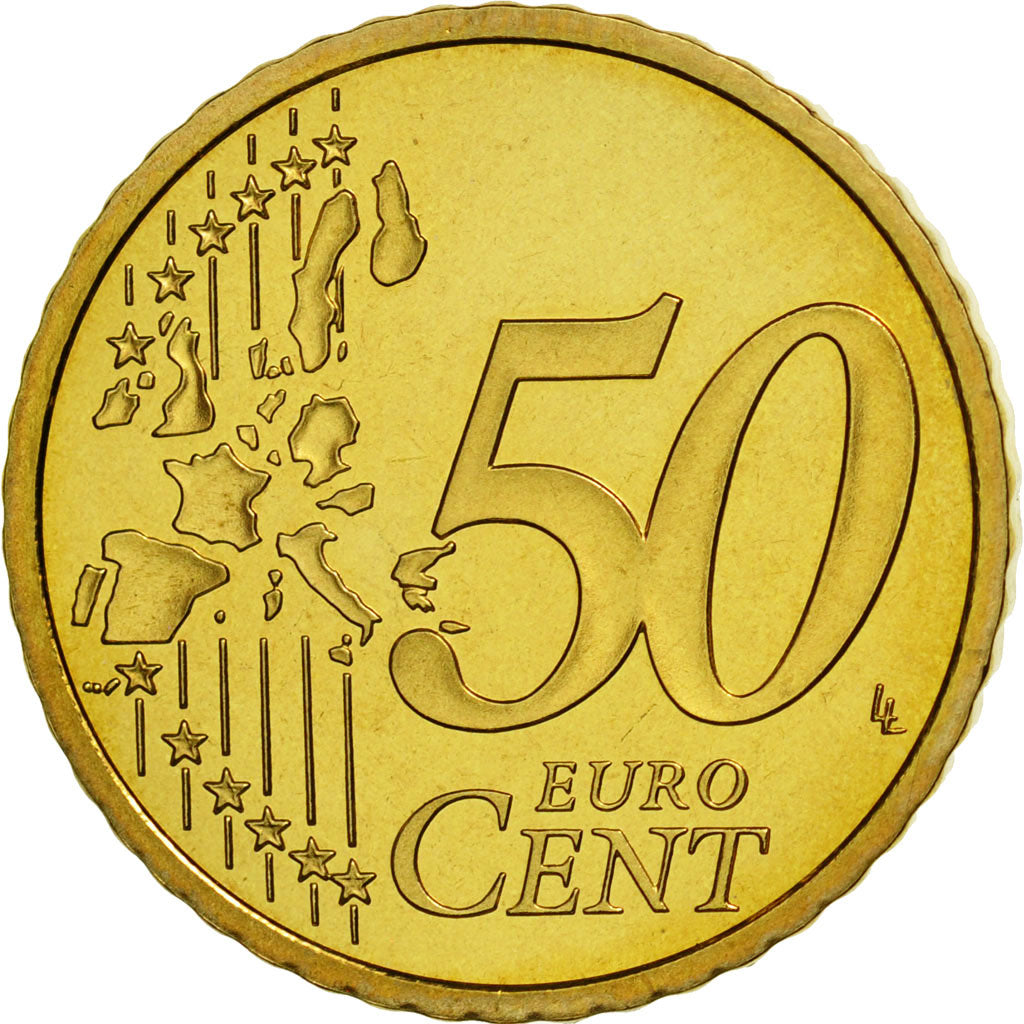 Coin, France, 50 Euro Cent, 1999, MS(65-70), Brass, KM:1287