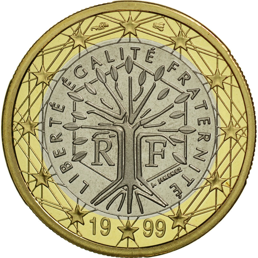 Monnaie, France, Euro, 1999, FDC, Bi-Metallic, KM:1288