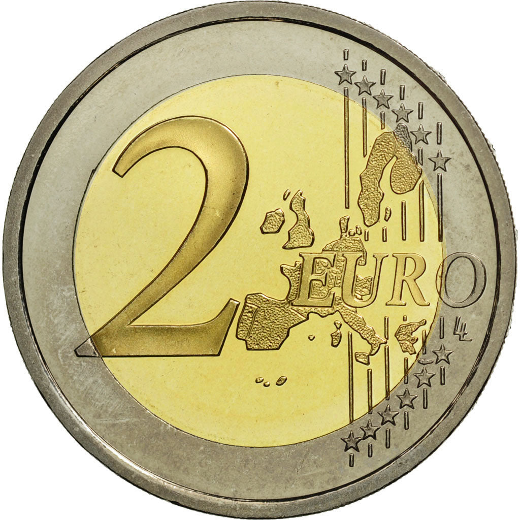 France, 2 Euro, PROOF 1999, MS(65-70), Bi-Metallic, KM:1289
