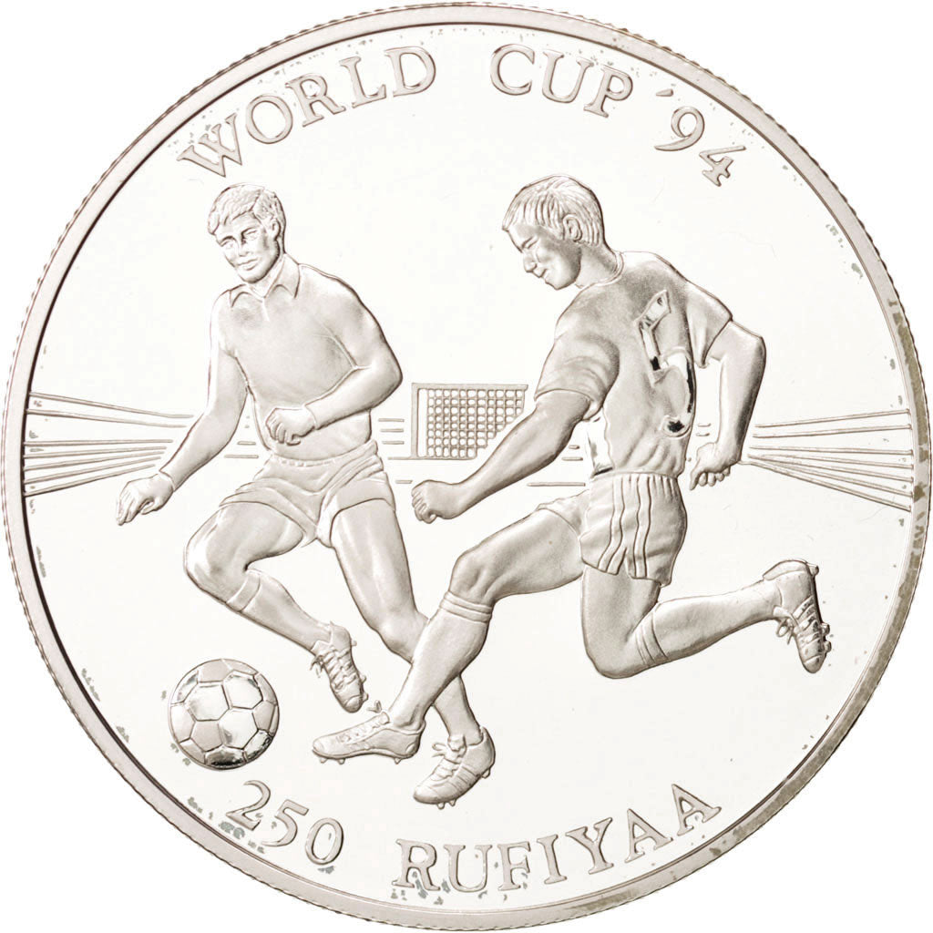 Monnaie, MALDIVE ISLANDS, 250 Rufiyaa, 1993, FDC, Argent, KM:83