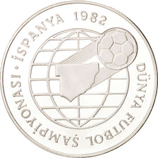 Coin, Turkey, 500 Lira, 1982, MS(65-70), Silver, KM:952