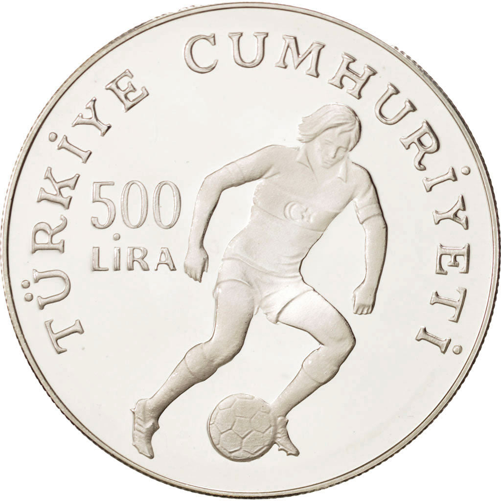 Moneda, Turquía, 500 Lira, 1982, FDC, Plata, KM:952