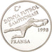 Coin, Turkey, 750000 Lira, 1996, MS(65-70), Silver, KM:1063