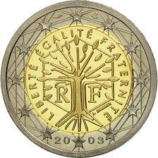 Coin, France, 2 Euro, 2003, MS(65-70), Bi-Metallic, KM:1289