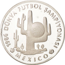 Coin, Turkey, 10000 Lira, 10 Bin Lira, 1986, MS(65-70), Silver, KM:1009