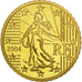 Moneta, Francja, 50 Euro Cent, 2004, Paris, MS(65-70), Mosiądz, KM:1287