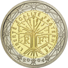 Coin, France, 2 Euro, 2004, MS(65-70), Bi-Metallic, KM:1289