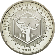 France, 5 Euro, PROOF 2004, MS(65-70), Silver, KM:2010