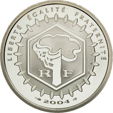 France, 5 Euro, PROOF 2004, MS(65-70), Silver, KM:2010