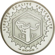 France, 5 Euro, PROOF 2005, MS(65-70), Silver, KM:2010