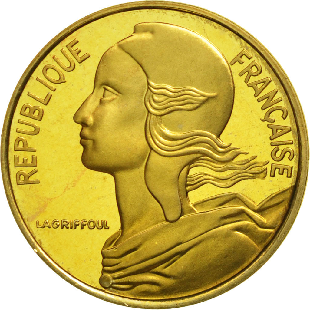 France, Marianne, 5 Centimes, PROOF 1998, MS(65-70), Aluminum-Bronze, KM:933