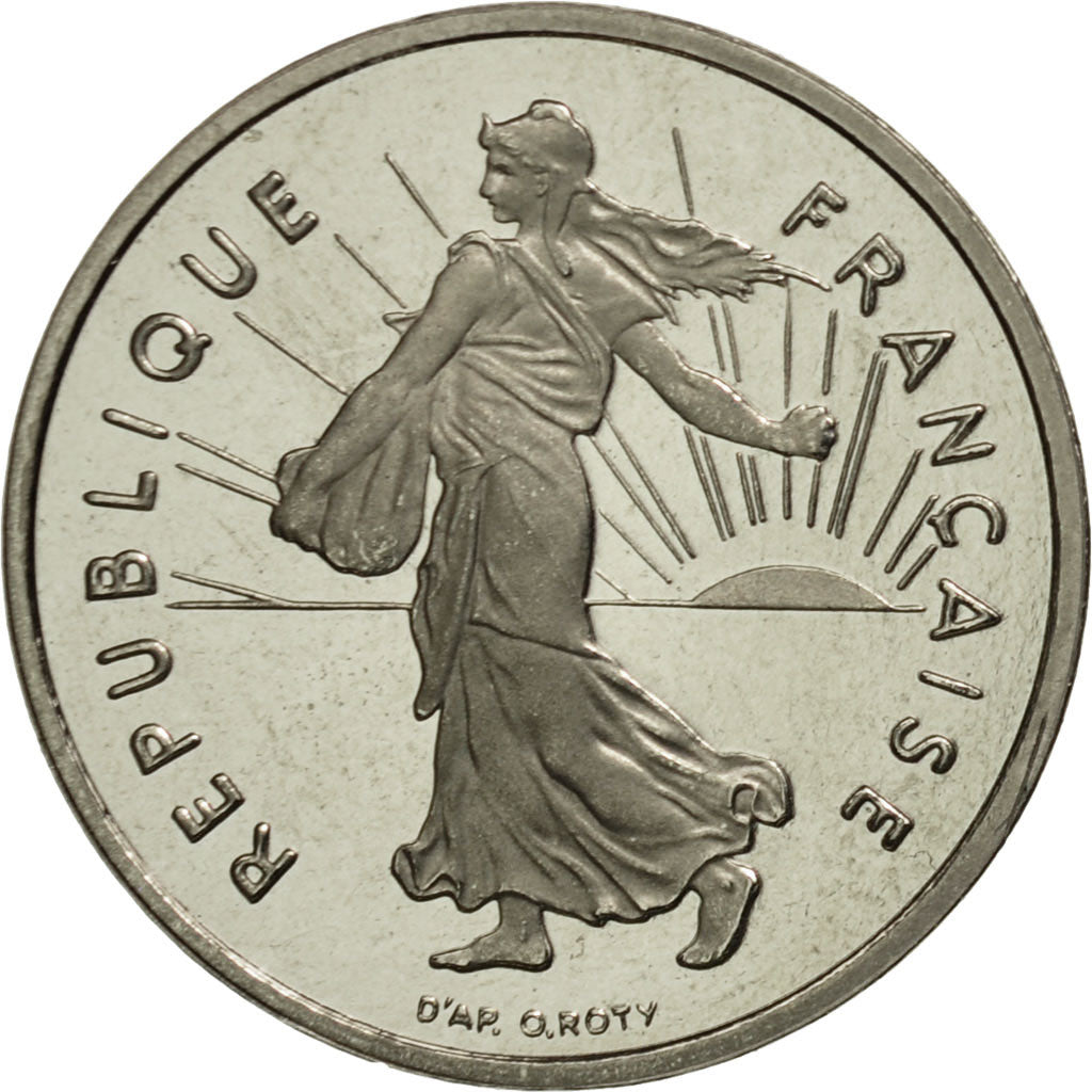 France, Semeuse, 1/2 Franc, 1998, Paris, BE, Nickel, KM:931.2, Gadoury:429a