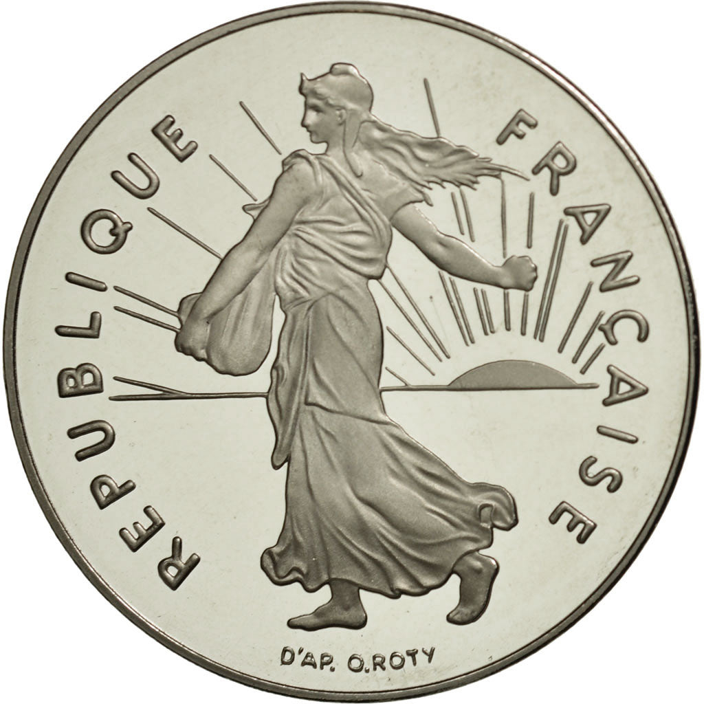 France, Semeuse, 5 Francs, 1998, Paris, BE, Nickel Clad Copper-Nickel