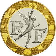 Moneta, Francia, Génie, 10 Francs, 1998, Paris, FDC, Alluminio-bronzo