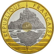 Coin, France, Mont Saint Michel, 20 Francs, 1998, Paris, MS(65-70)
