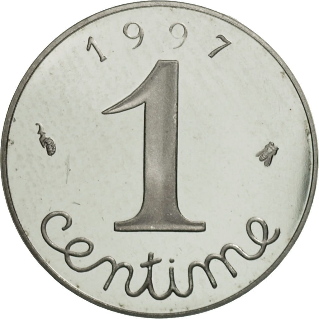 Francia, Épi, Centime, 1997, Paris, FDC, Acciaio inossidabile, KM:928