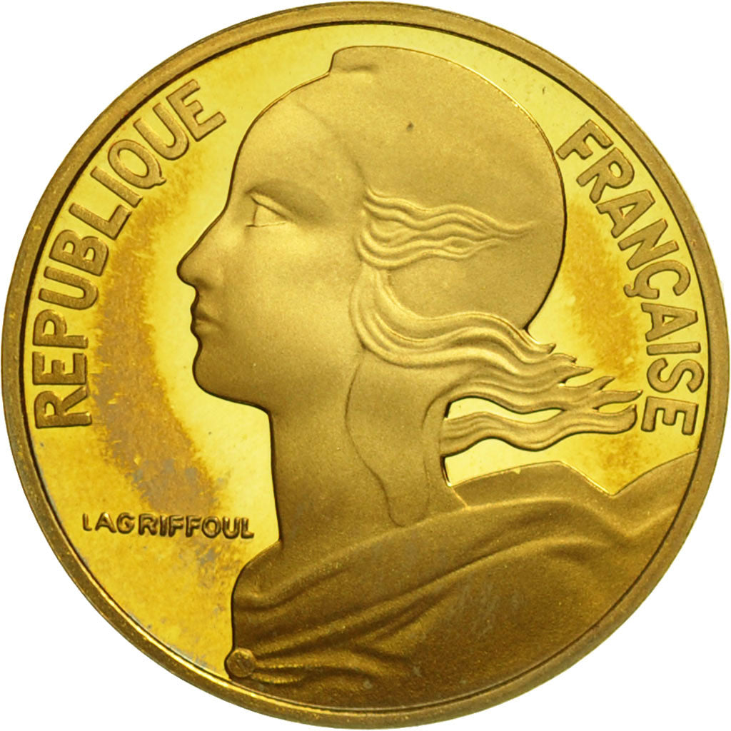 Frankreich, Marianne, 5 Centimes, 1997, Paris, STGL, Aluminum-Bronze, KM:933
