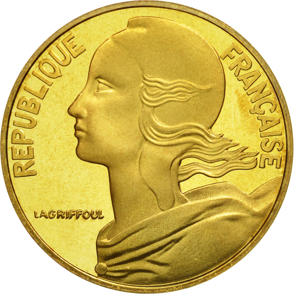 France, Marianne, 20 Centimes, PROOF 1997, MS(65-70), Aluminum-Bronze, KM:930