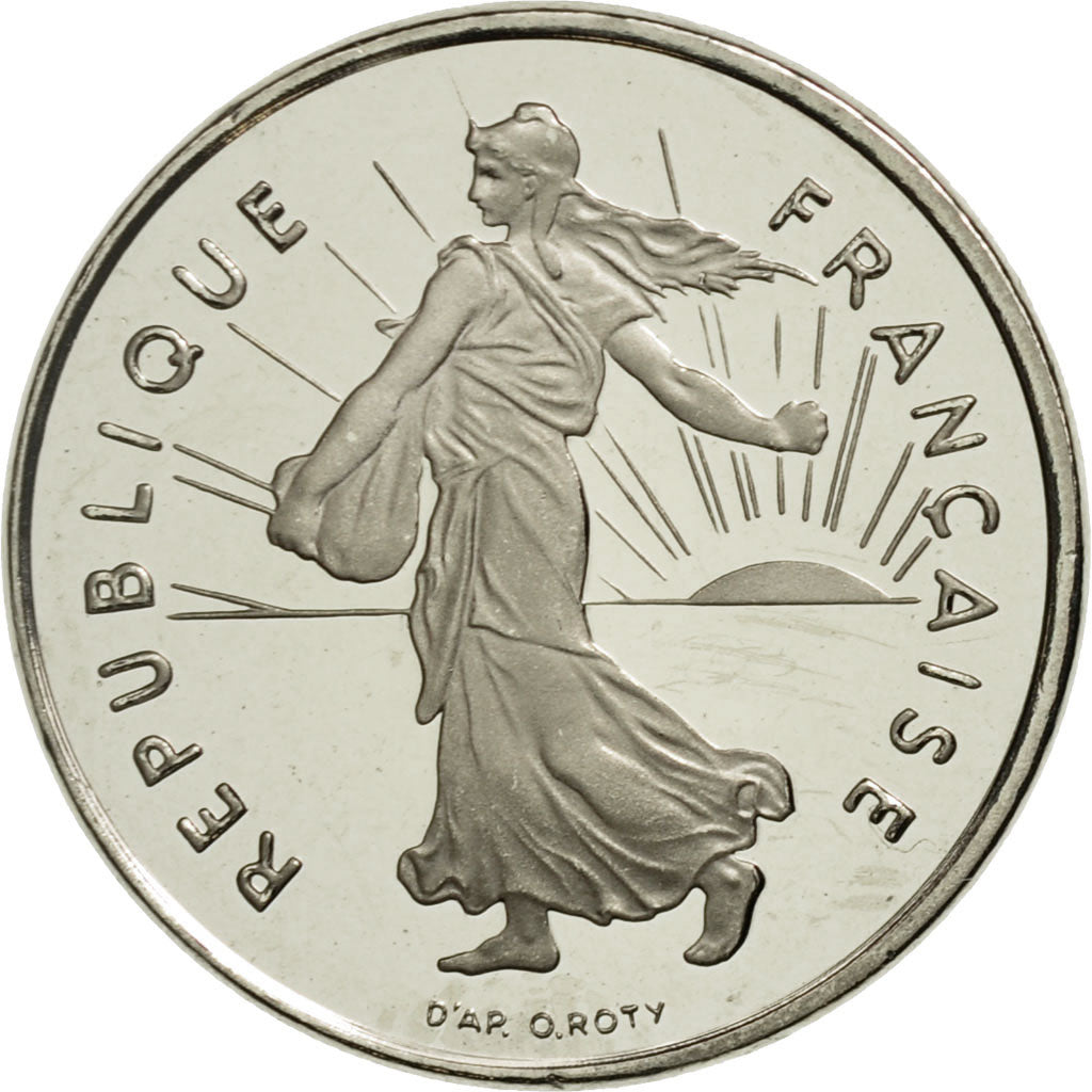 France, Semeuse, 1/2 Franc, PROOF 1997, Paris, MS(65-70), Nickel, KM:931.2