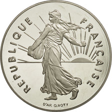 Francia, Semeuse, 5 Francs, 1997, Paris, FDC, Níquel recubierto de cobre -