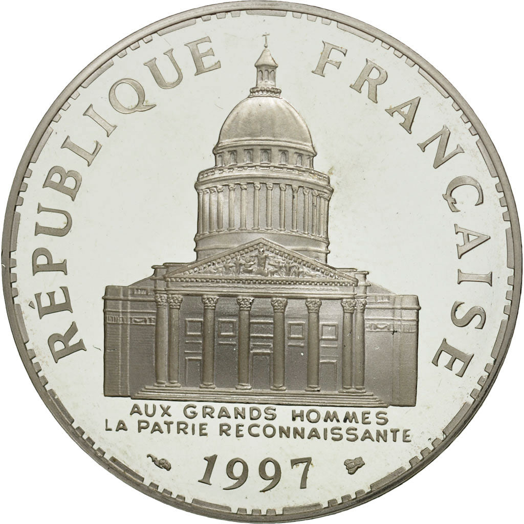 France, Panthéon, 100 Francs, PROOF 1997, Paris, MS(65-70), Silver, KM:951.1