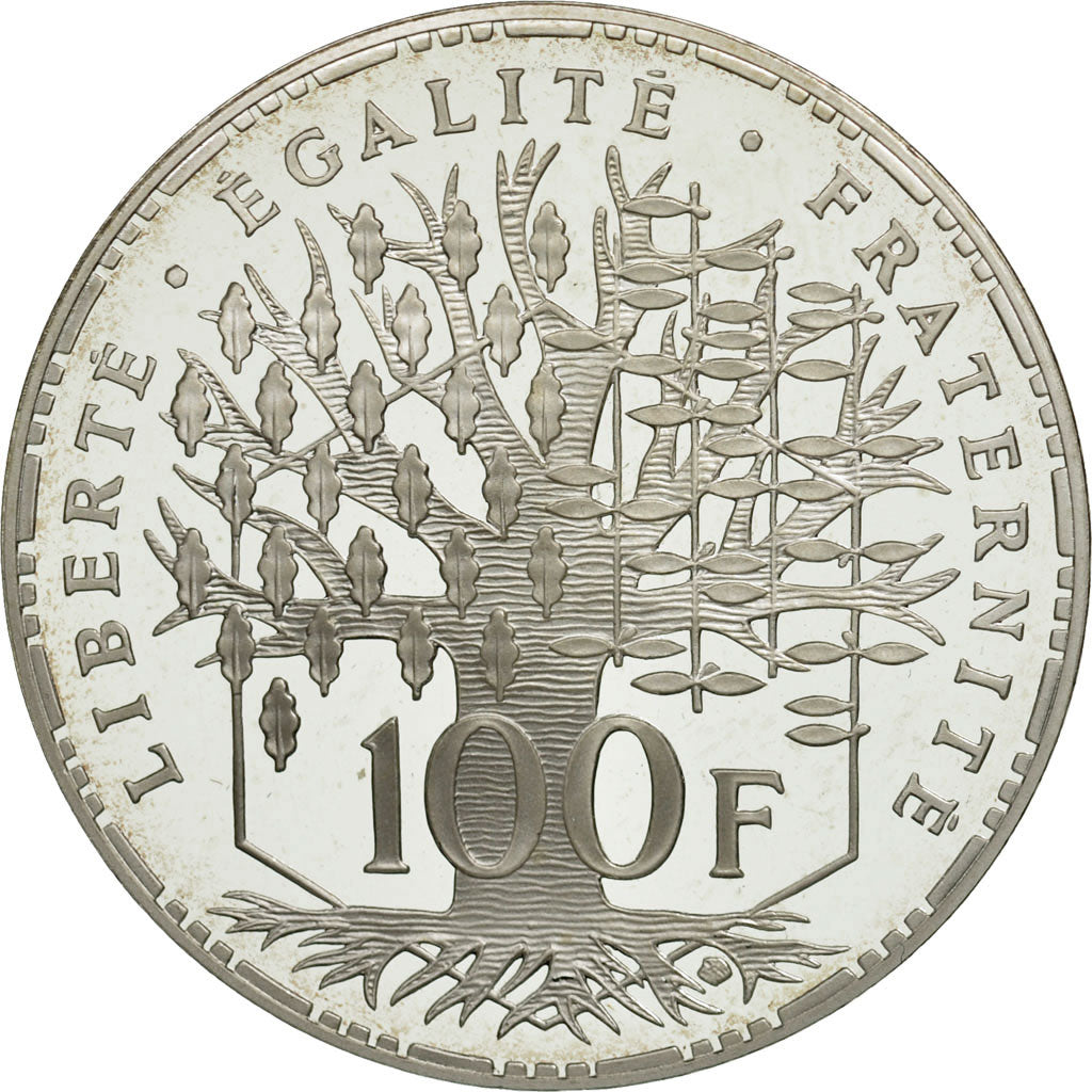 France, Panthéon, 100 Francs, PROOF 1997, Paris, MS(65-70), Silver, KM:951.1