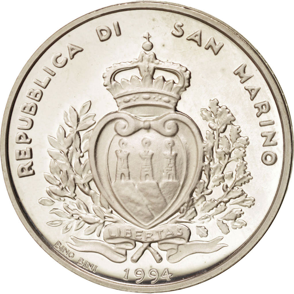 Moneta, San Marino, 1000 Lire, 1994, FDC, Argento, KM:318